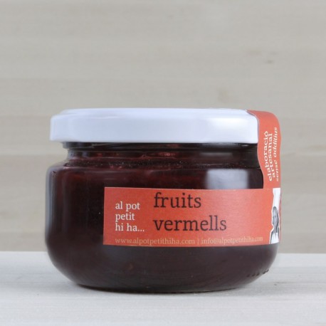 Melmelada de fruits vermells Al pot petit hi ha