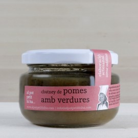 Chutney de poma amb verdures Al pot petit hi ha