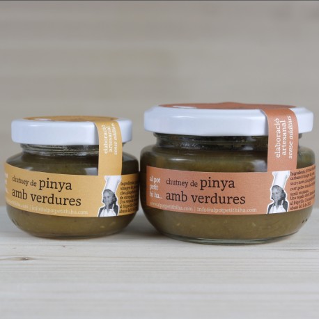 Chutney de pinya amb verdures