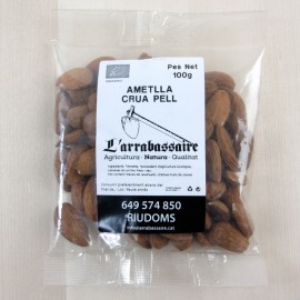 Ametlla crua ecològica amb pell