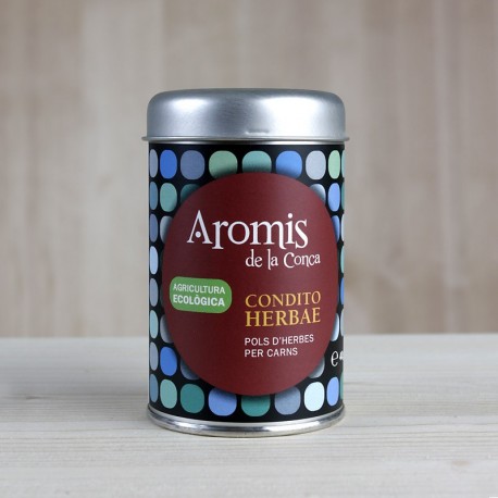 Pols d'herbes de farigola, orenga, romaní, llorer i sàlvia Aromis, per carns