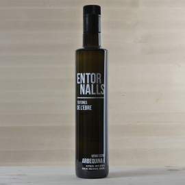 Oli d'oliva verge extra Entornalls, elaborat per Dani Fordacell a Aposta, tocant a l'Ebre