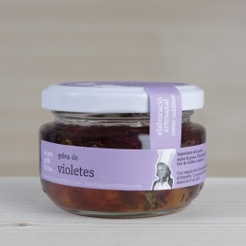 Gelea de flors de violeta Al pot petit hi ha en pot de 125 g.